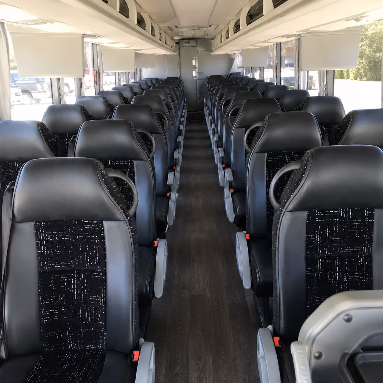 lafayette event transportation on a private charter bus
