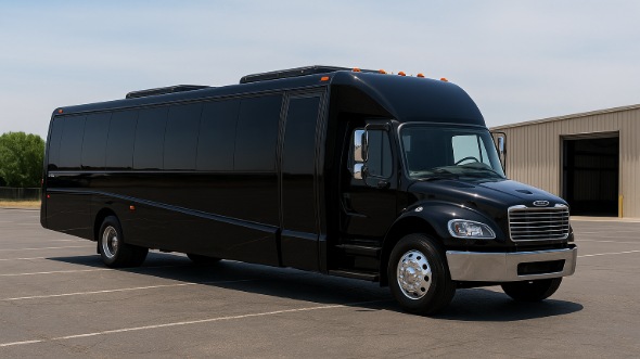Exterior of Charter Bus Company Lafayette's 15 Passenger Minibus in Lafayette