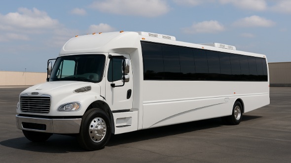 Exterior of Charter Bus Company Lafayette's 20 Passenger Mini bus in Lafayette