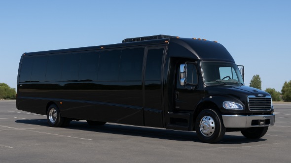 Exterior of Charter Bus Company Lafayette's 25 Passenger Mini bus in Lafayette