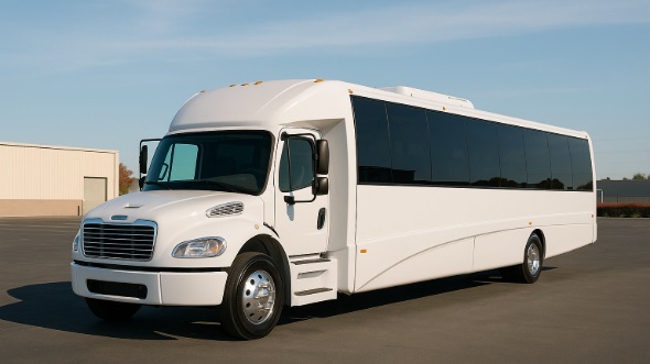 Exterior of Charter Bus Company Lafayette's 28 Passenger Mini bus in Lafayette