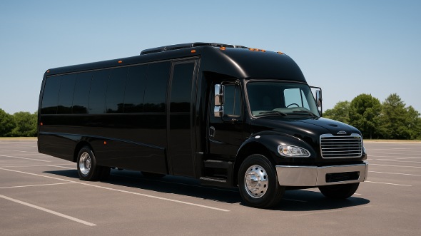 Exterior of Charter Bus Company Lafayette's 30 Passenger Minibus in Lafayette