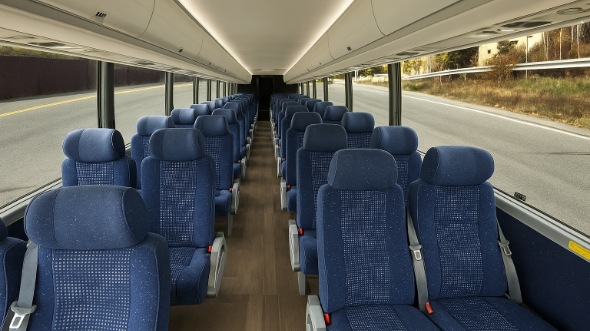 bossier city 15 passenger minibus inside